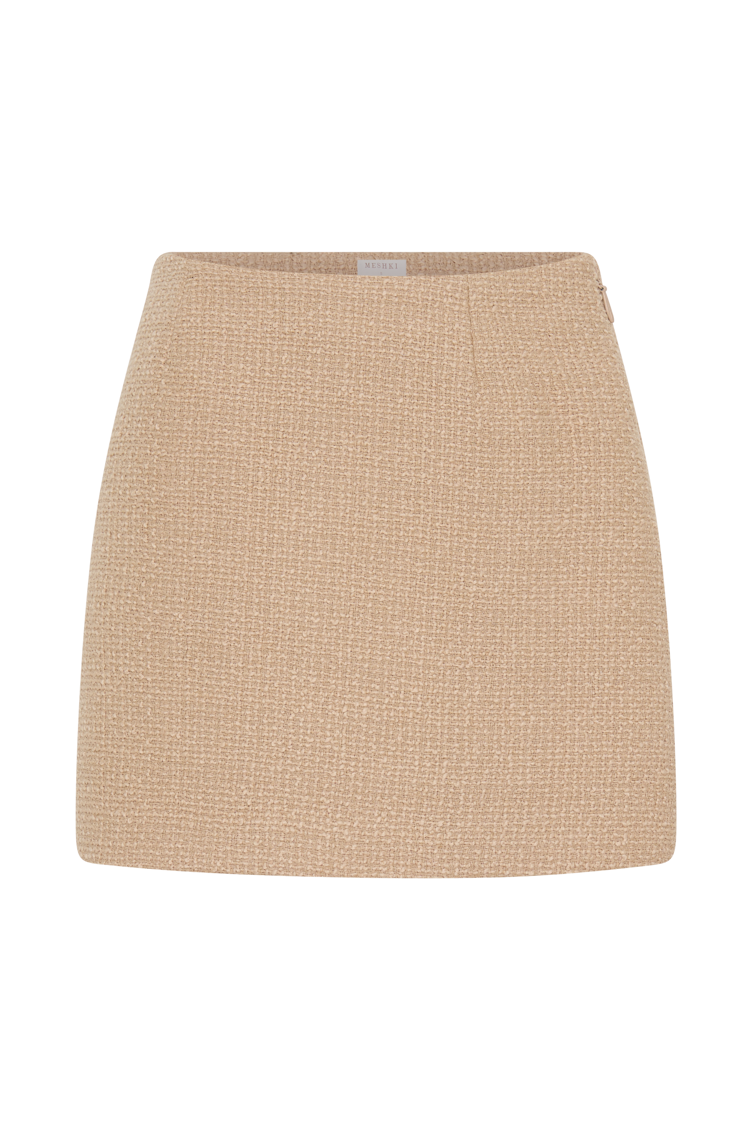 Camilla Boucle Mini Skirt in Light Taupe – Chic&Drifts