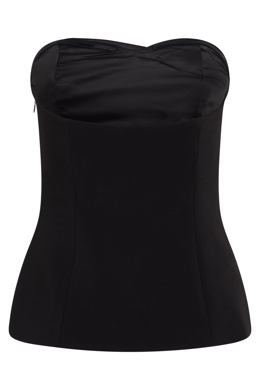 Lindie Strapless Suiting Top in Black – Chic&Drifts