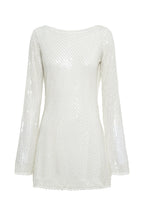 Nala Sequin Mini Dress in White – Chic&Drifts
