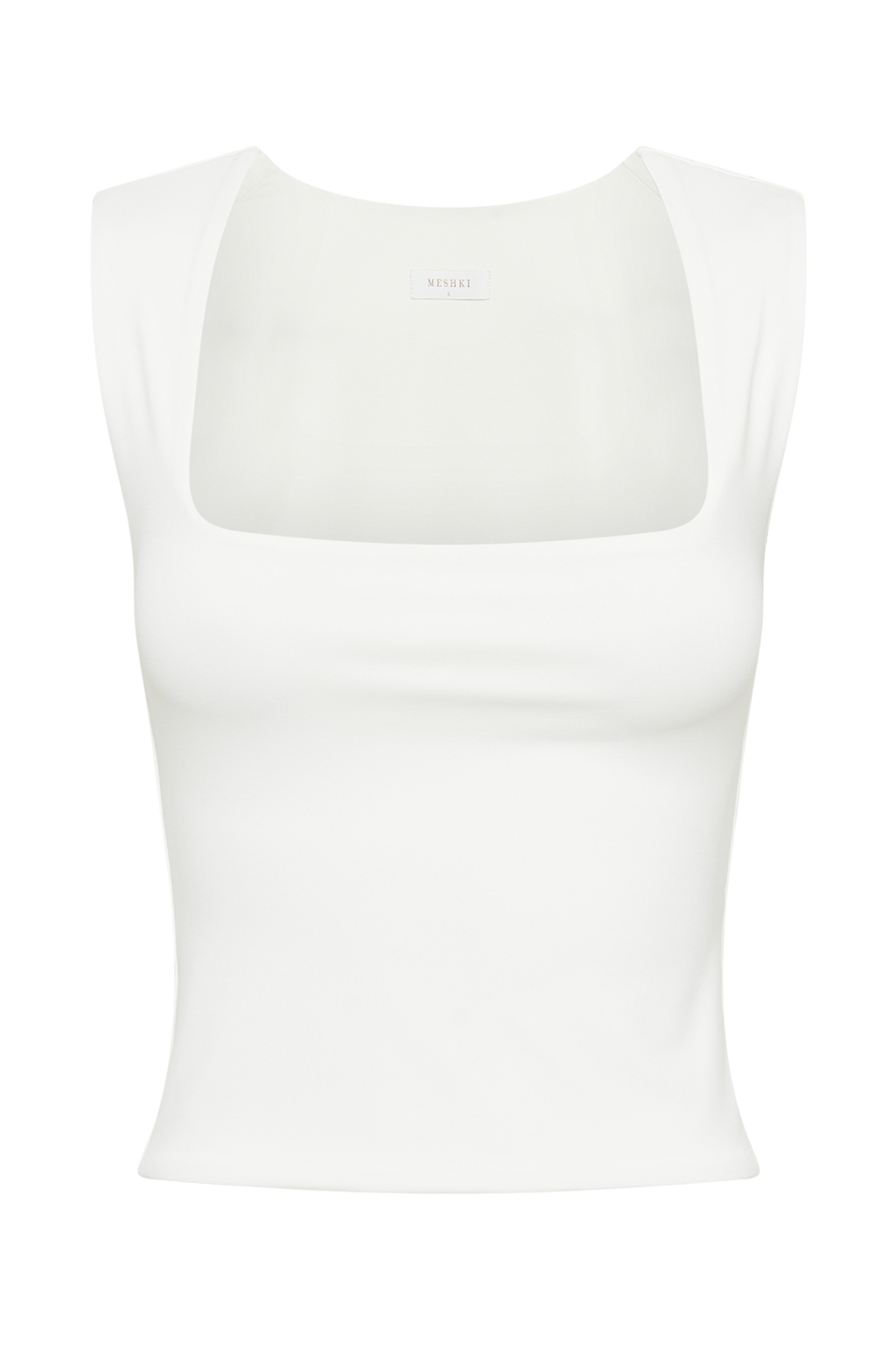 Linley Recycled Nylon Long Line Top in White – Chic&Drifts