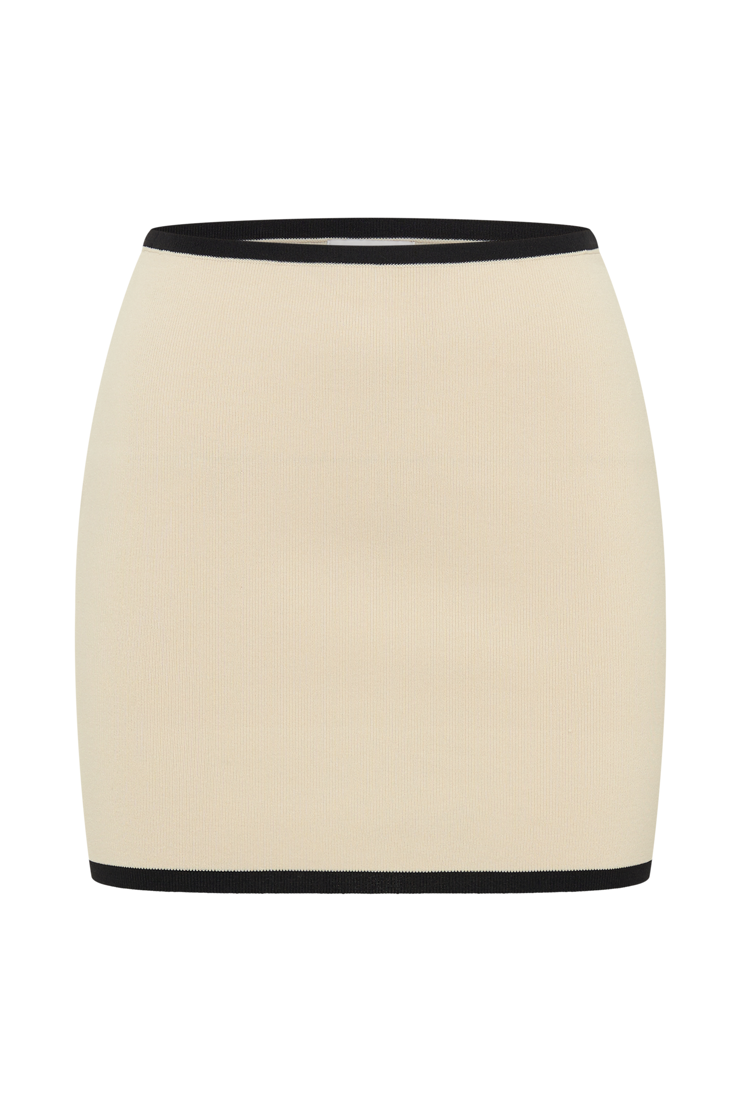 Klara Knit Mini Skirt in Black/Cream – Chic&Drifts