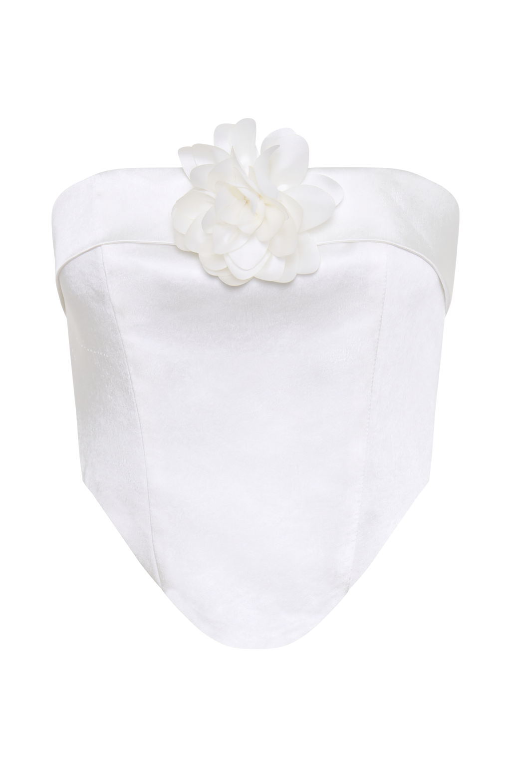 Margot Strapless Rose Corset in White – Chic&Drifts