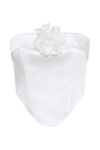 Margot Strapless Rose Corset in White – Chic&Drifts