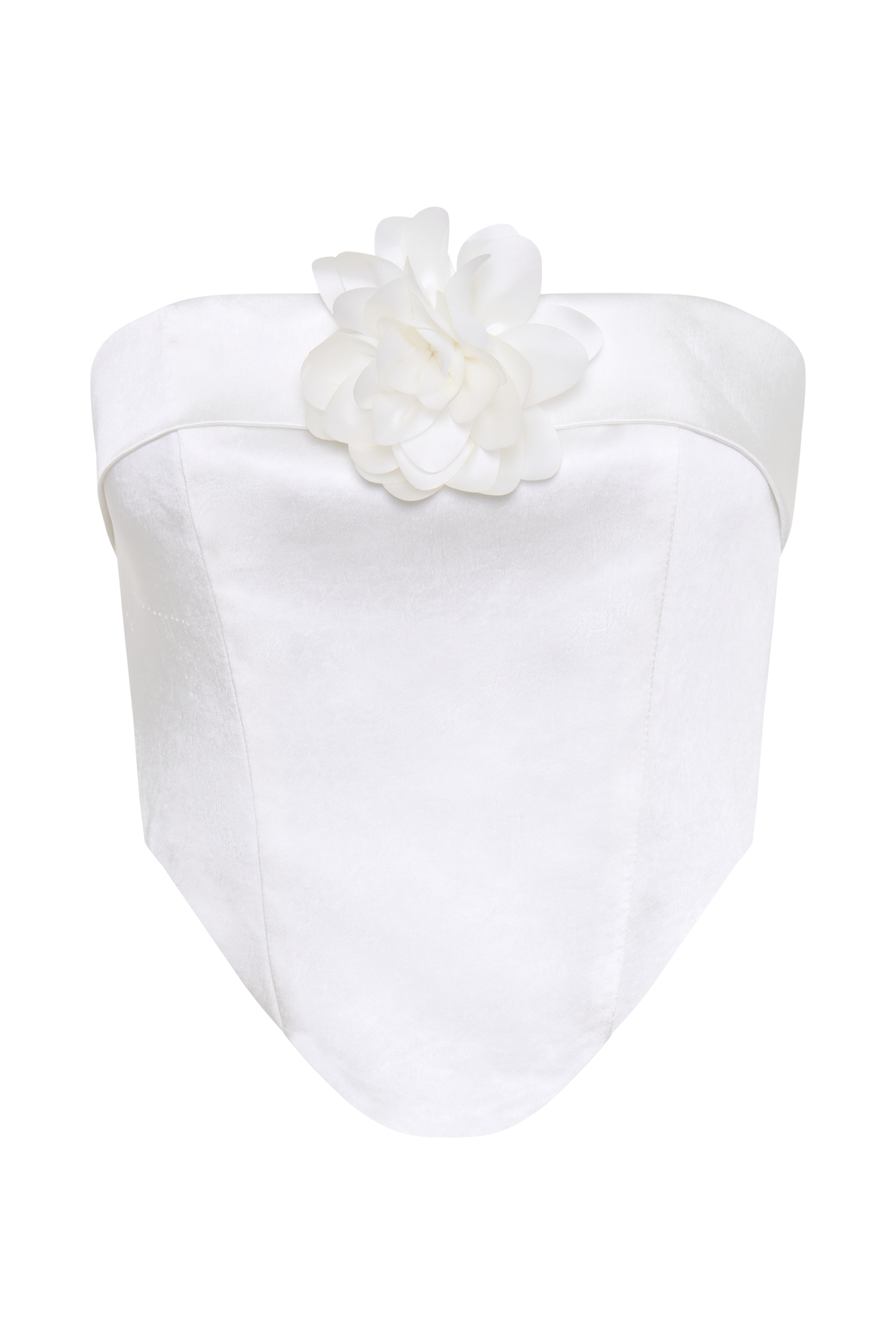 Margot Strapless Rose Corset in White – Chic&Drifts