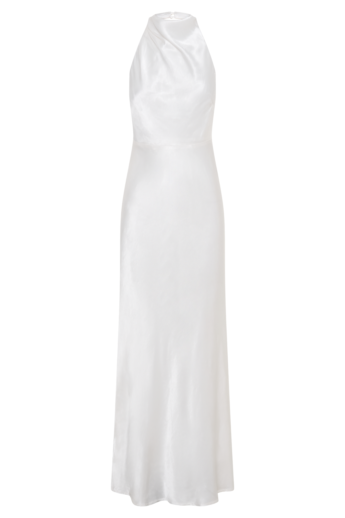 Esther Iridescent Satin Cowl Maxi Dress