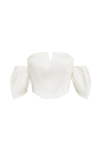 Portia Off Shoulder Satin Corset Top in White – Chic&Drifts