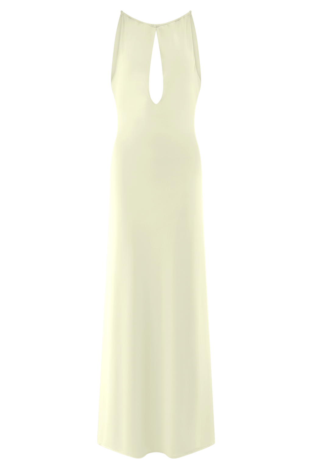 Beryl Slinky Maxi Dress With Pearls in Ivory – Chic&Drifts