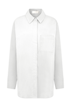 Campbell Cotton Oversized Shirt in White – Chic&Drifts