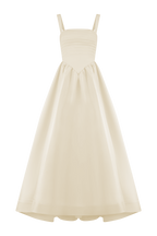 Carla Ruched Gown in Cream Ivory – Chic&Drifts