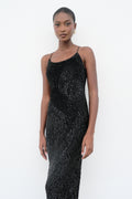 Tierra Sequin Maxi Dress in Black – Chic&Drifts