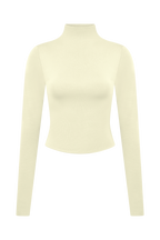 Ember Modal Long Sleeve High Neck Top in Ivory – Chic&Drifts