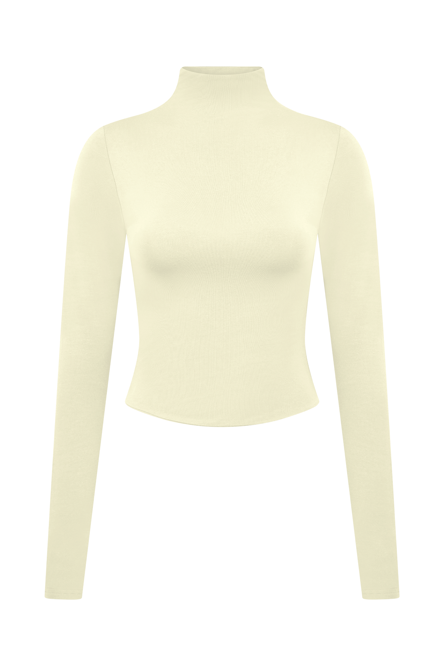 Ember Modal Long Sleeve High Neck Top in Ivory – Chic&Drifts