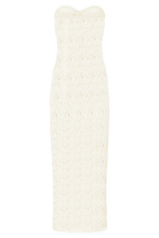 Aeline Strapless Crochet Knit Top in Ivory – Chic&Drifts
