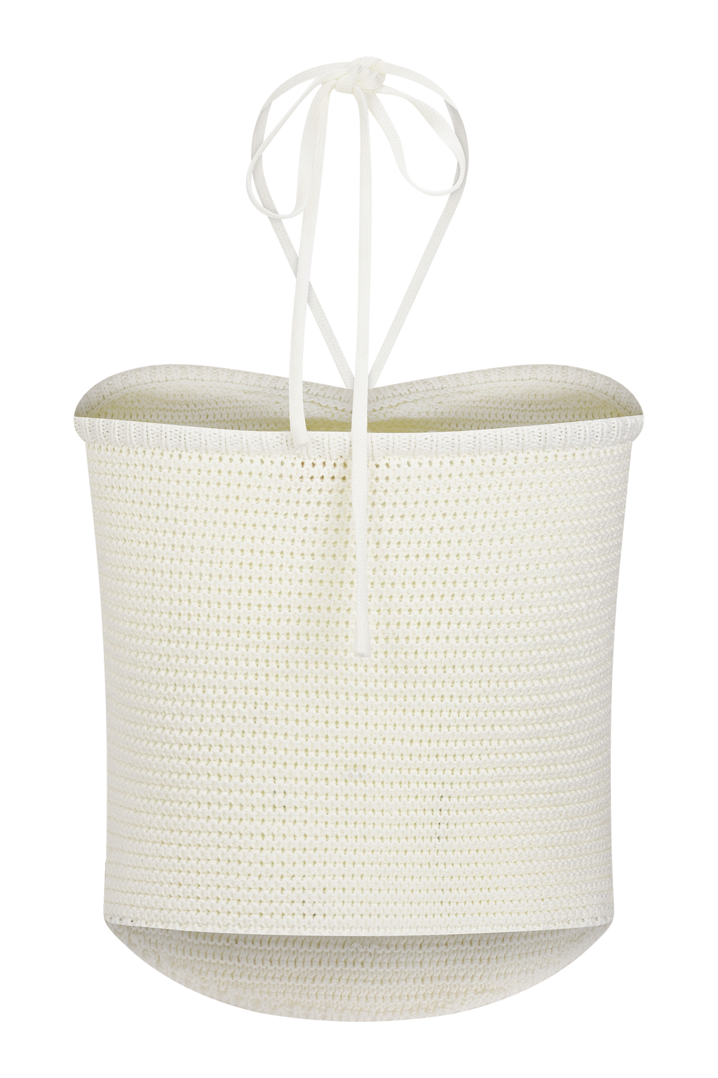 Aletta Knit Pearl Halter Top in Ivory – Chic&Drifts