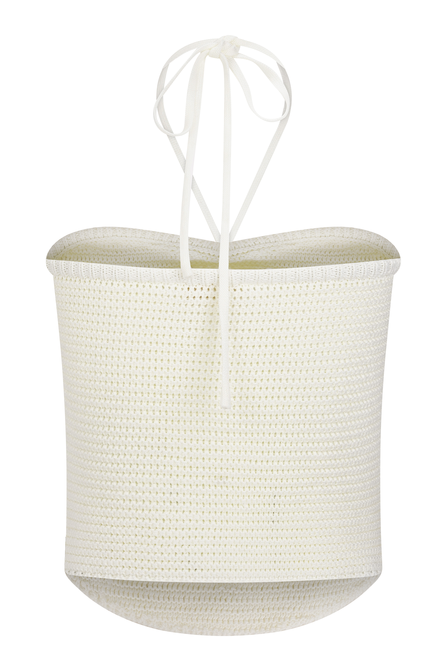 Aletta Knit Pearl Halter Top in Ivory – Chic&Drifts