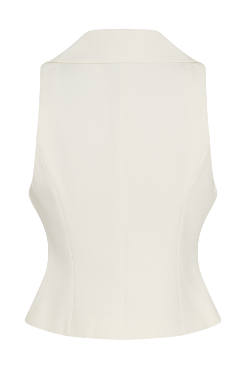 Alix Mixed Button Vest in Ivory – Chic&Drifts