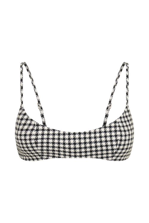 Amelie Tweed Bralette in Houndstooth – Chic&Drifts