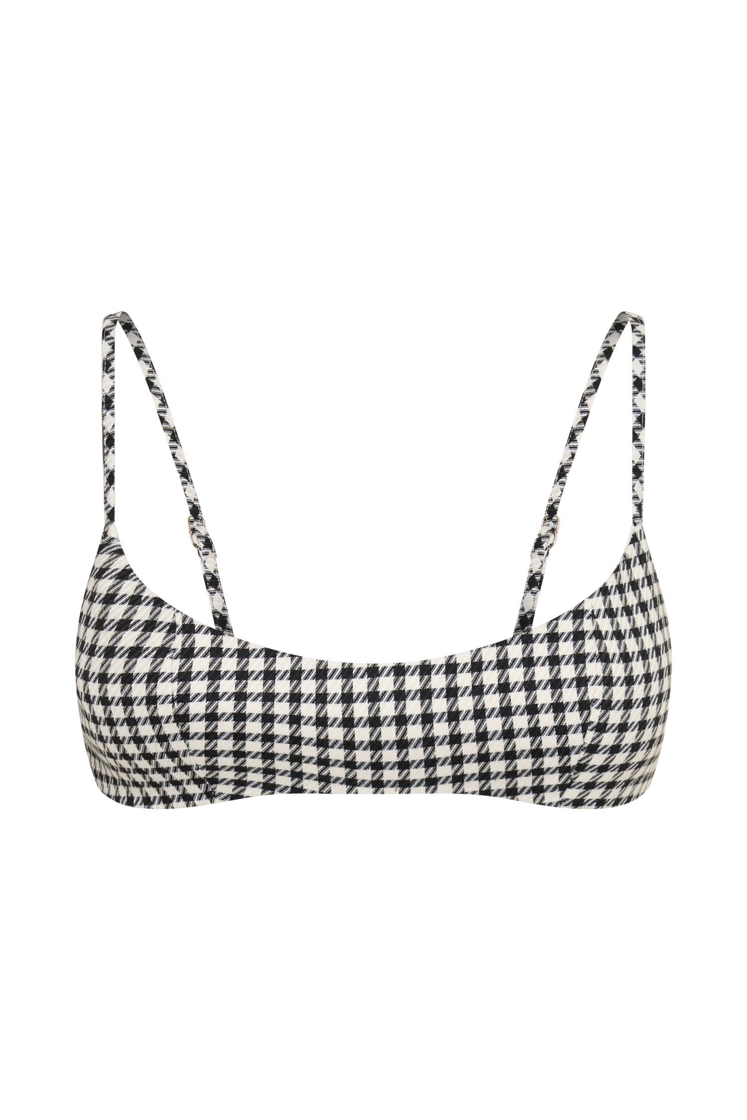 Amelie Tweed Bralette in Houndstooth – Chic&Drifts