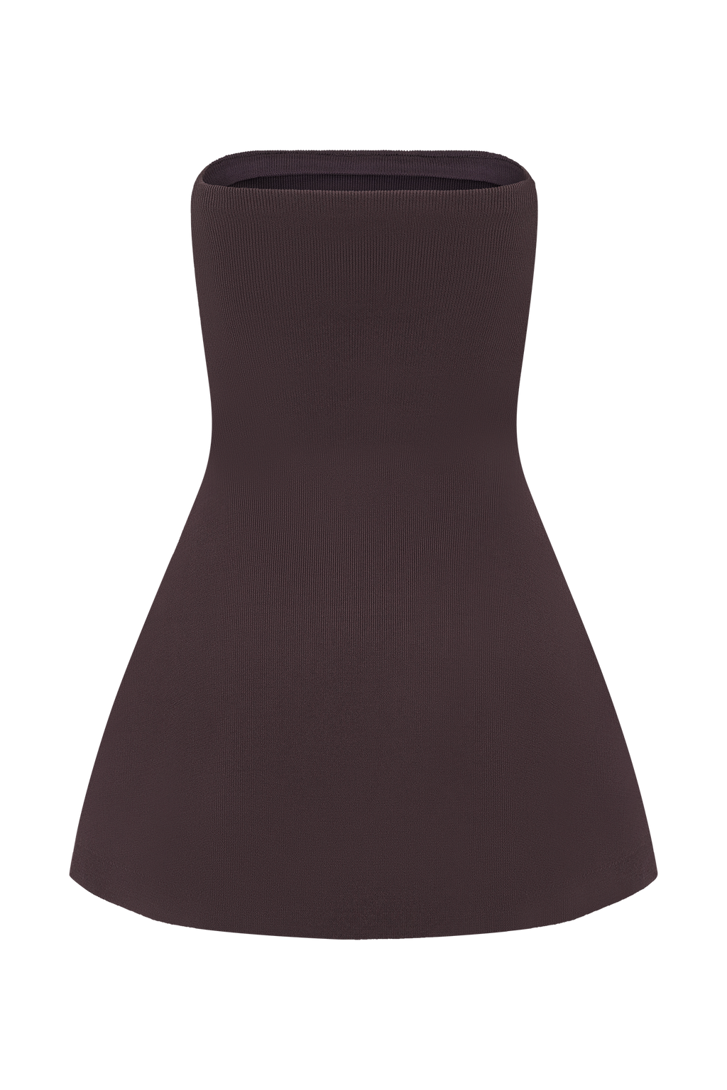 Anette Bandage Knit Strapless Top in Chocolate – Chic&Drifts