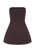 Anette Bandage Knit Strapless Top in Chocolate – Chic&Drifts