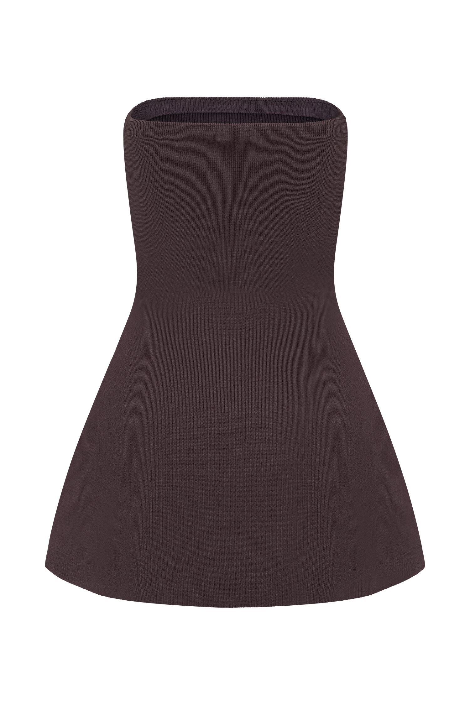 Anette Bandage Knit Strapless Top in Chocolate – Chic&Drifts
