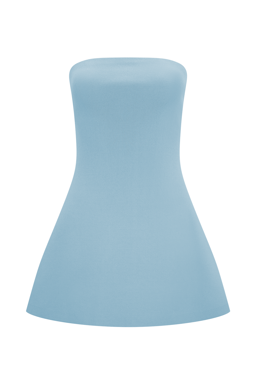 Anette Bandage Knit Strapless Top in Sky Blue – Chic&Drifts