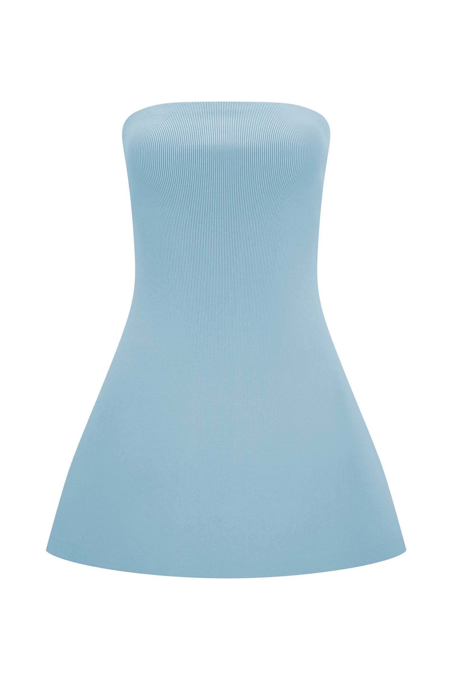 Anette Bandage Knit Strapless Top in Sky Blue – Chic&Drifts
