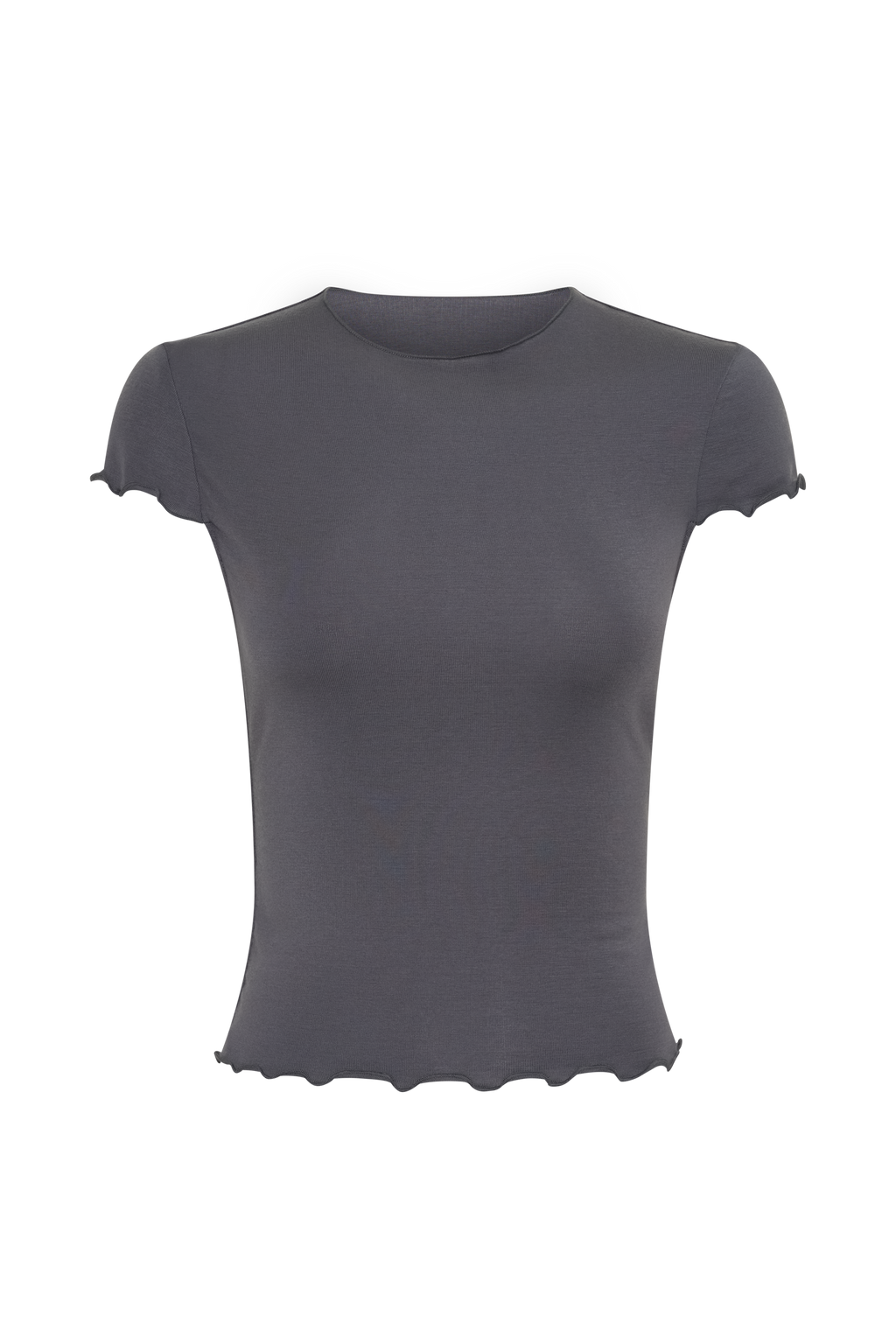 Anfie High Neck Top With Piping Detail in Grey – Chic&Drifts