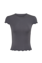Anfie High Neck Top With Piping Detail in Grey – Chic&Drifts