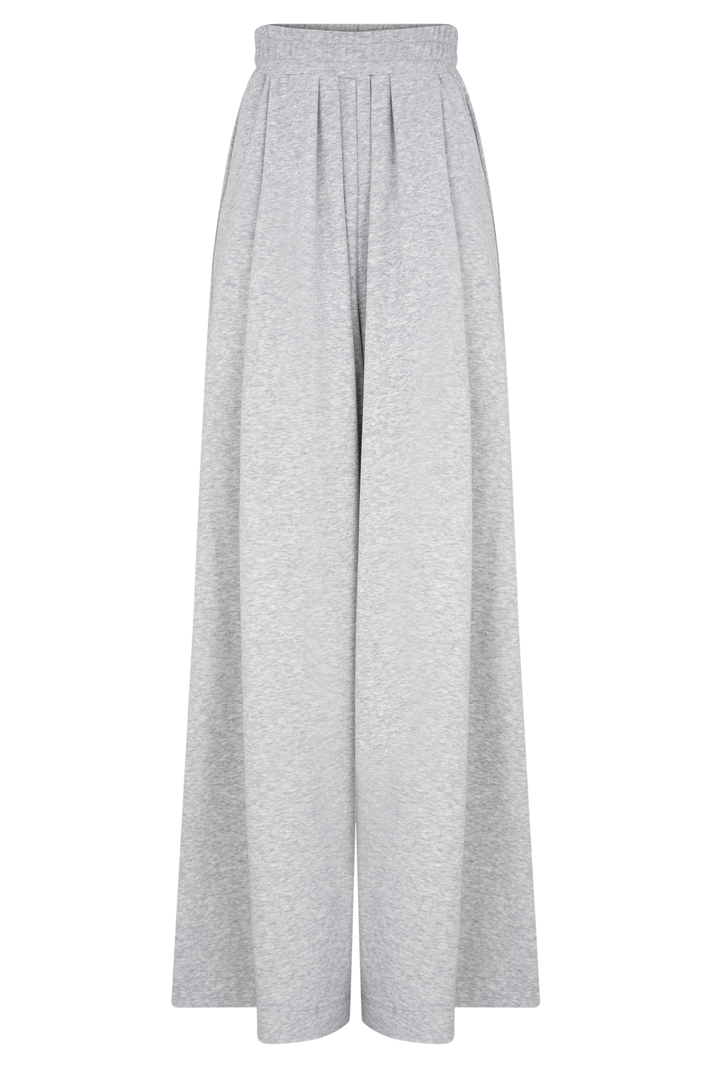 Aspen Gathered Wide Leg Jogger in Light Grey Marle – Chic&Drifts