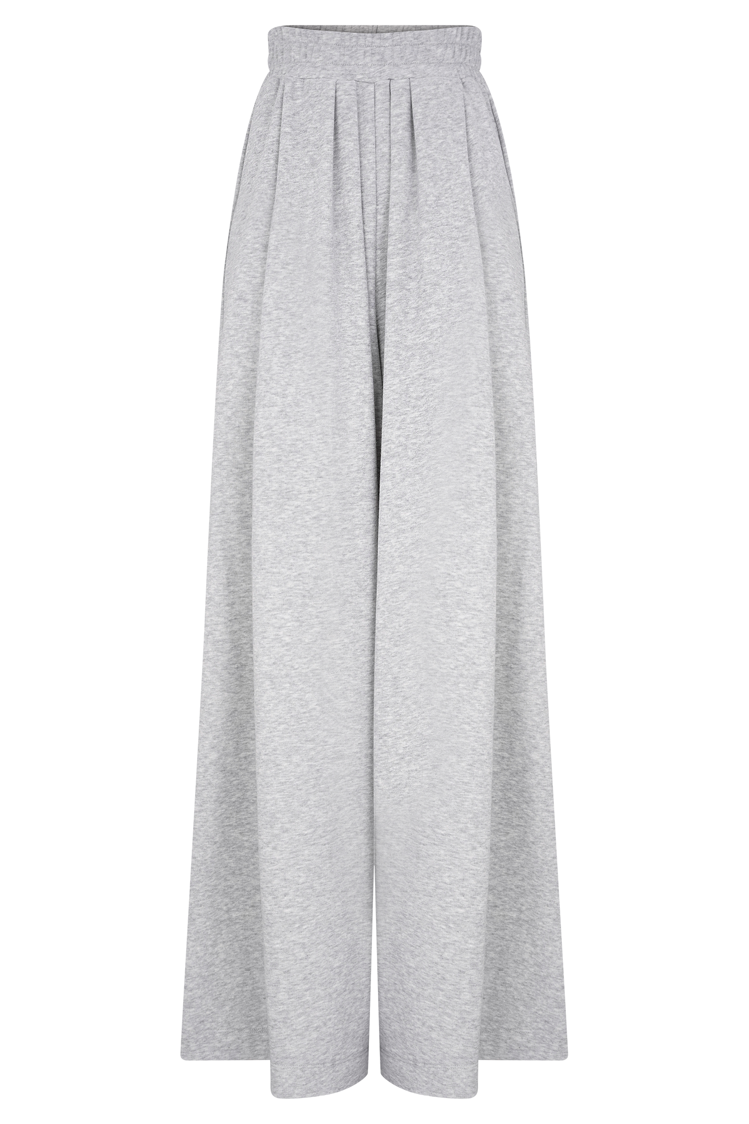 Aspen Gathered Wide Leg Jogger in Light Grey Marle – Chic&Drifts