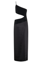 Athena One Shoulder Diamante Maxi Dress in Black – Chic&Drifts
