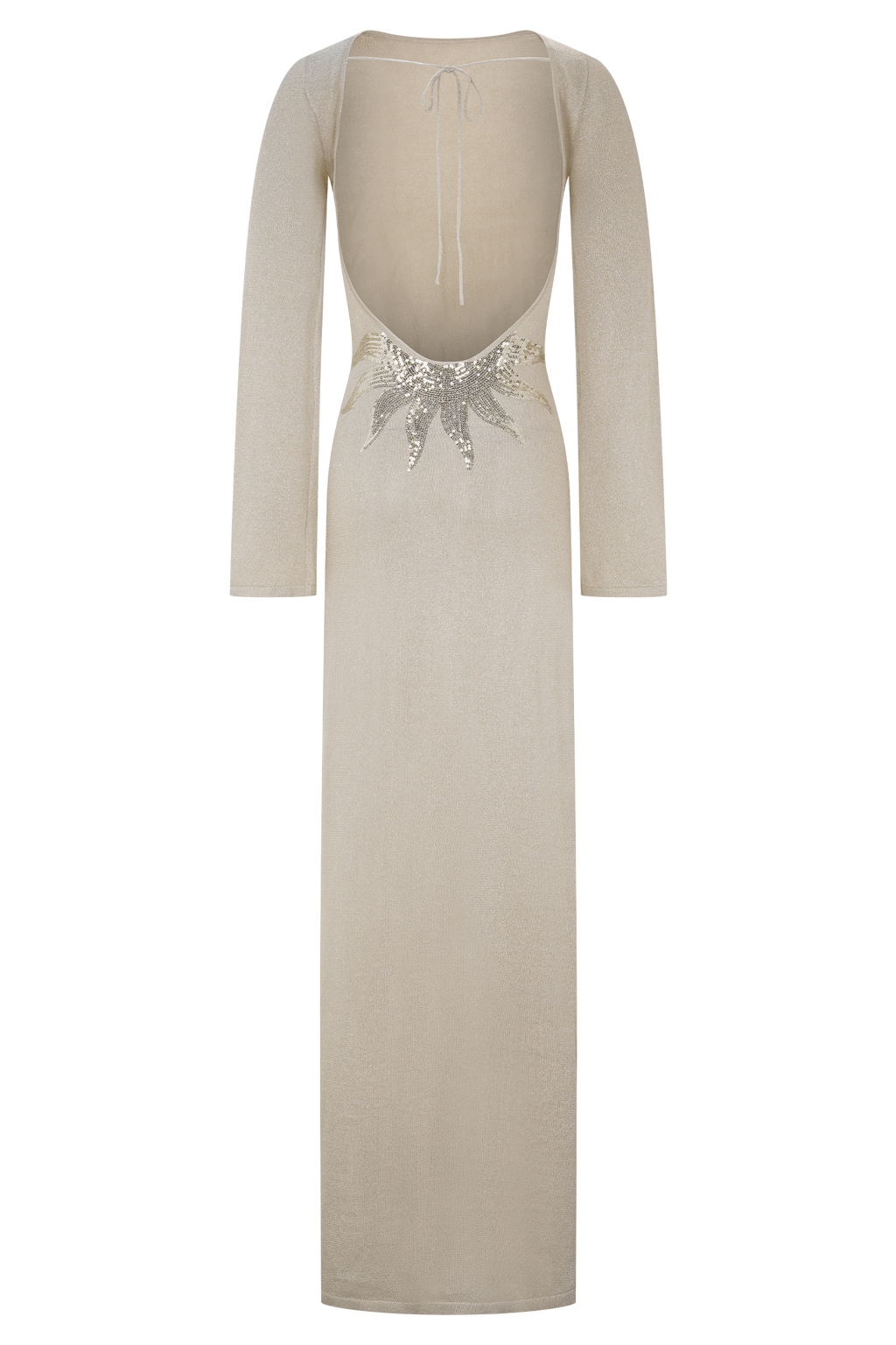 Atticus Knit Maxi Dress With Sequin in Gold – Chic&Drifts