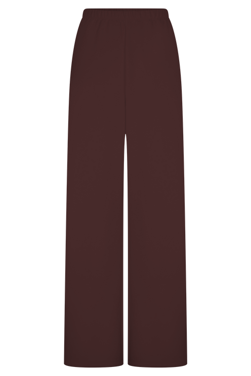 August Straight Leg Jogger in Chocolate – Chic&Drifts