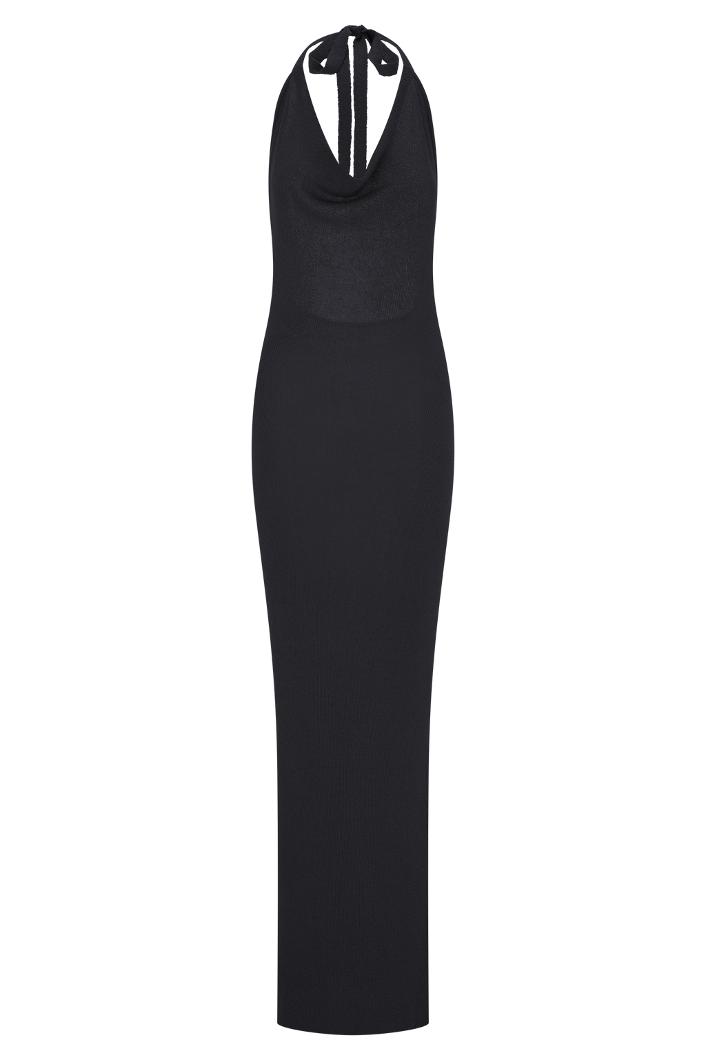 Ayella Cowl Knit Maxi Dress in Black – Chic&Drifts