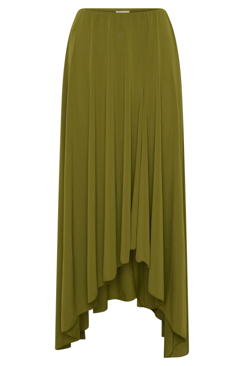 Bambi Dry Jersey Maxi Skirt in Martini Olive – Chic&Drifts
