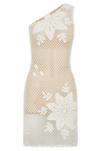 Barker Hand Crochet Knit Mini Dress in White – Chic&Drifts