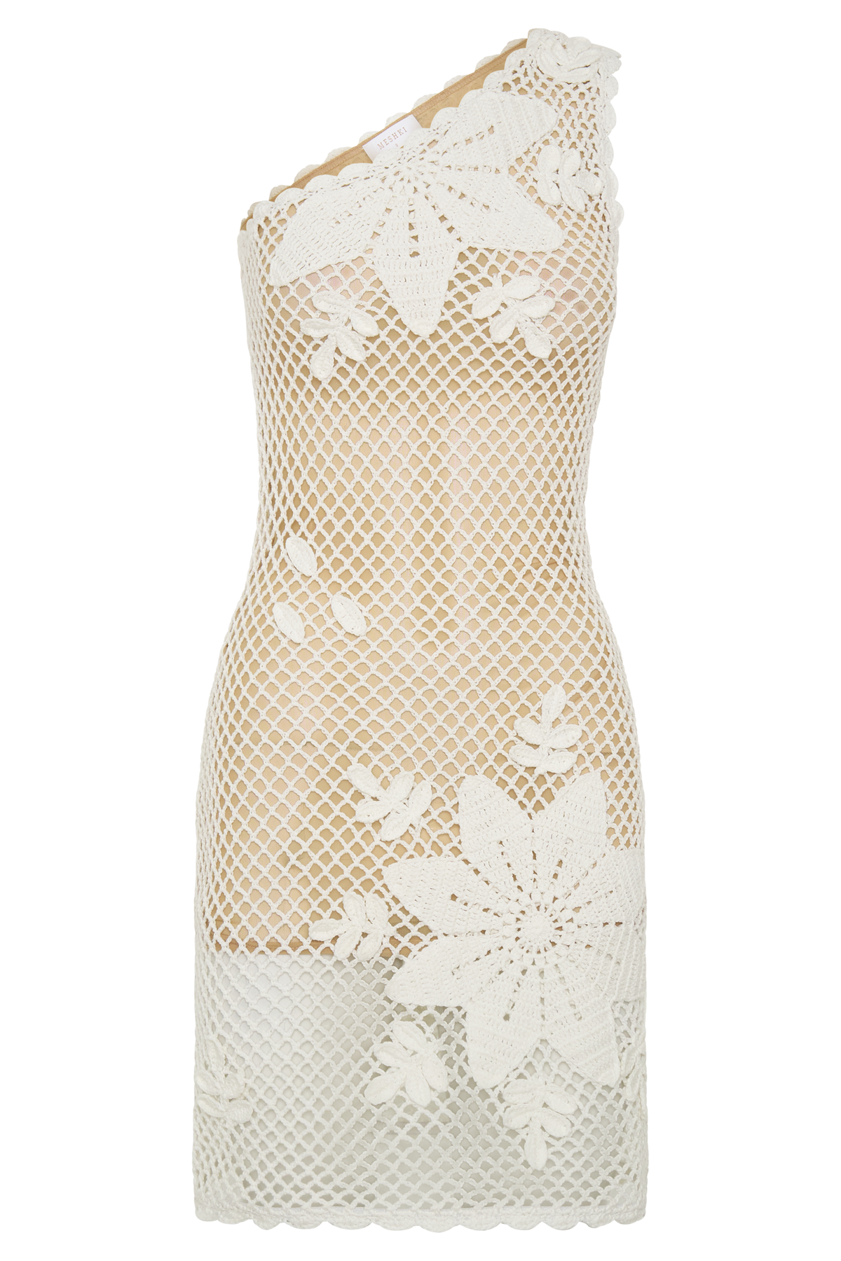 Barker Hand Crochet Knit Mini Dress in White – Chic&Drifts
