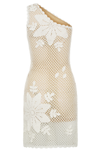 Barker Hand Crochet Knit Mini Dress in White – Chic&Drifts