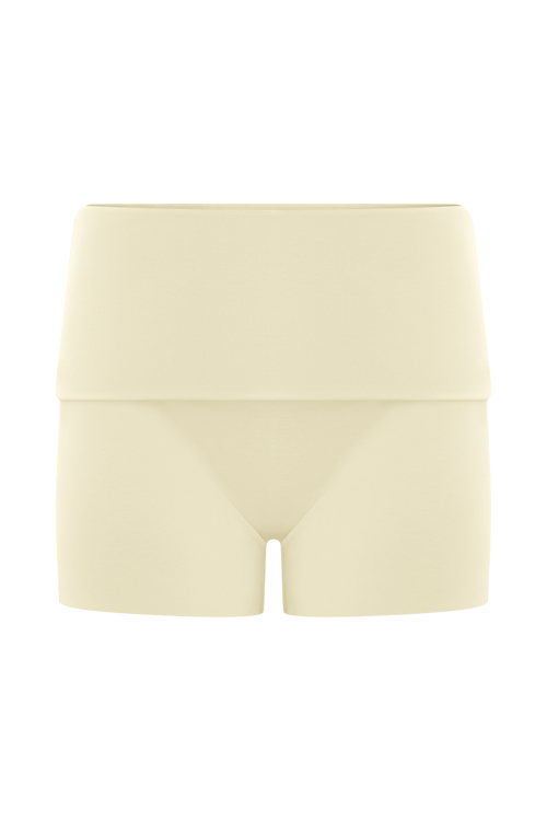 Birdie Fold Over Shorts in Ivory – Chic&Drifts