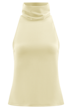 Birdie High Neck Sleeveless Top in Ivory – Chic&Drifts