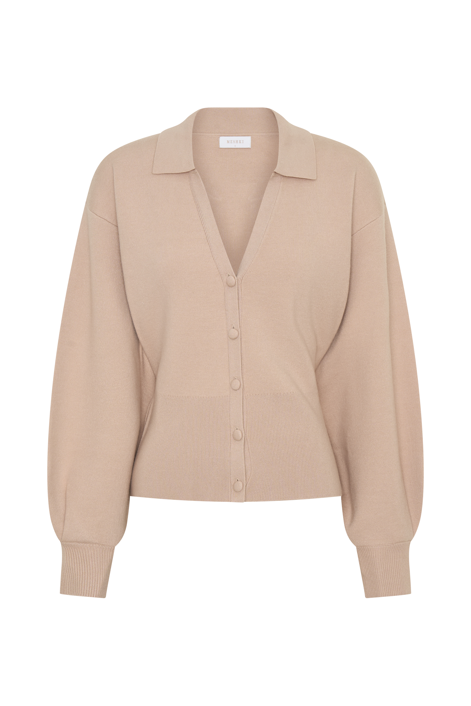 Blaine Knit Blouson Sleeve Cardigan in Oat Marle – Chic&Drifts