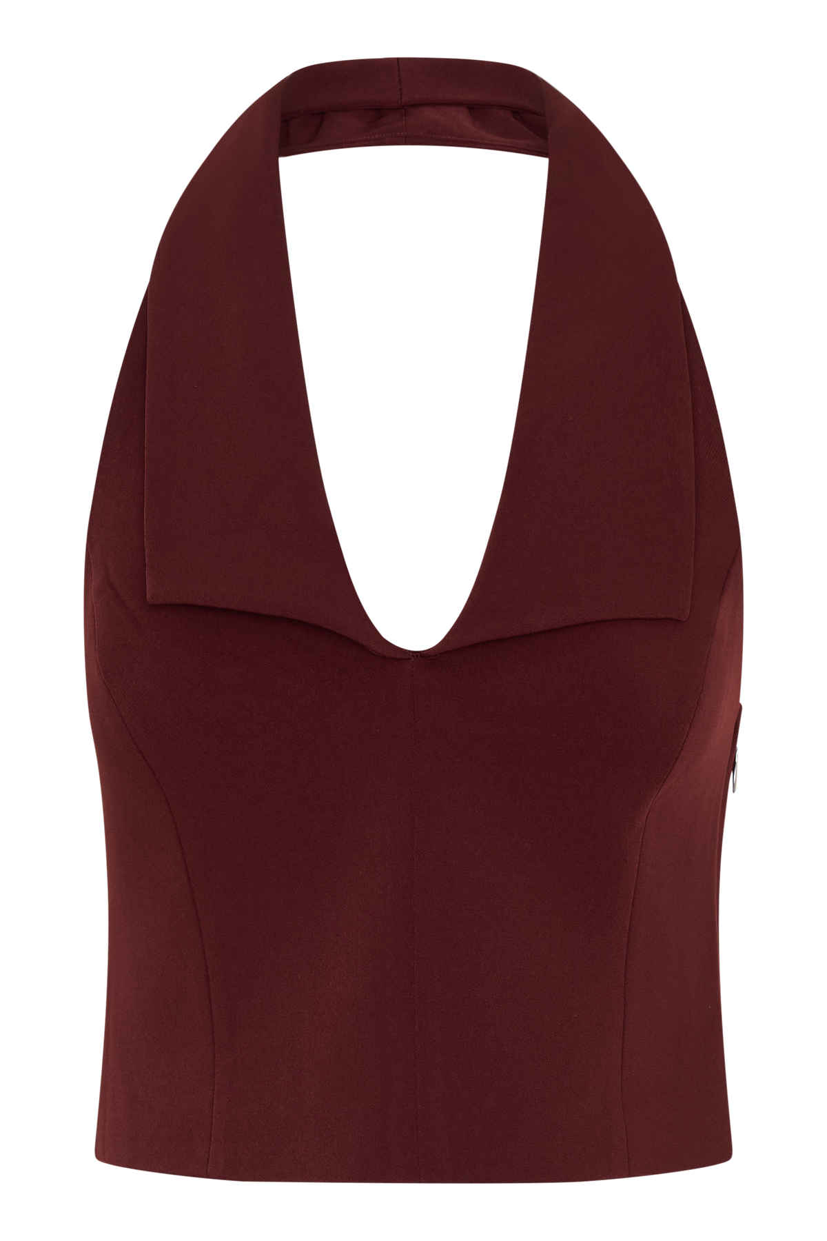 Calla Collared Sleeveless Halter Top