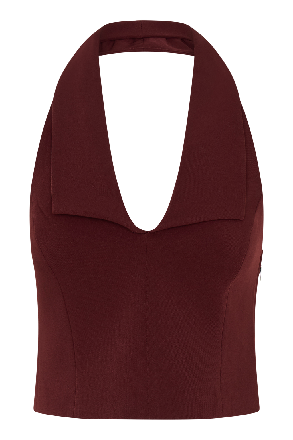 Calla Collared Sleeveless Halter Top in Ivory – Chic&Drifts