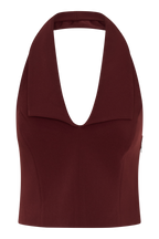 Calla Collared Sleeveless Halter Top in Ivory – Chic&Drifts