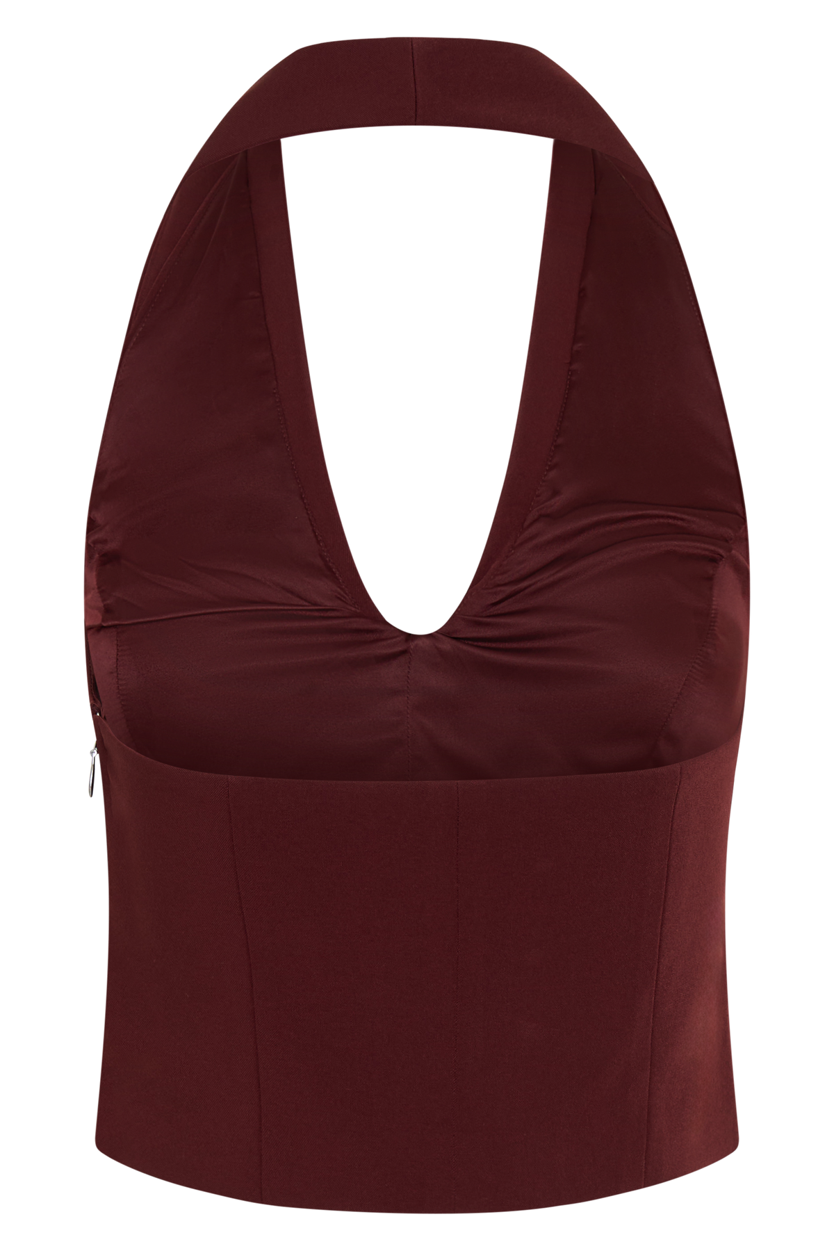 Calla Collared Sleeveless Halter Top in Ivory – Chic&Drifts