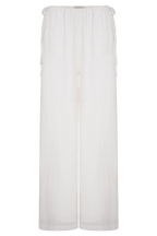 Callum Drawstring Straight Leg Pants in White – Chic&Drifts