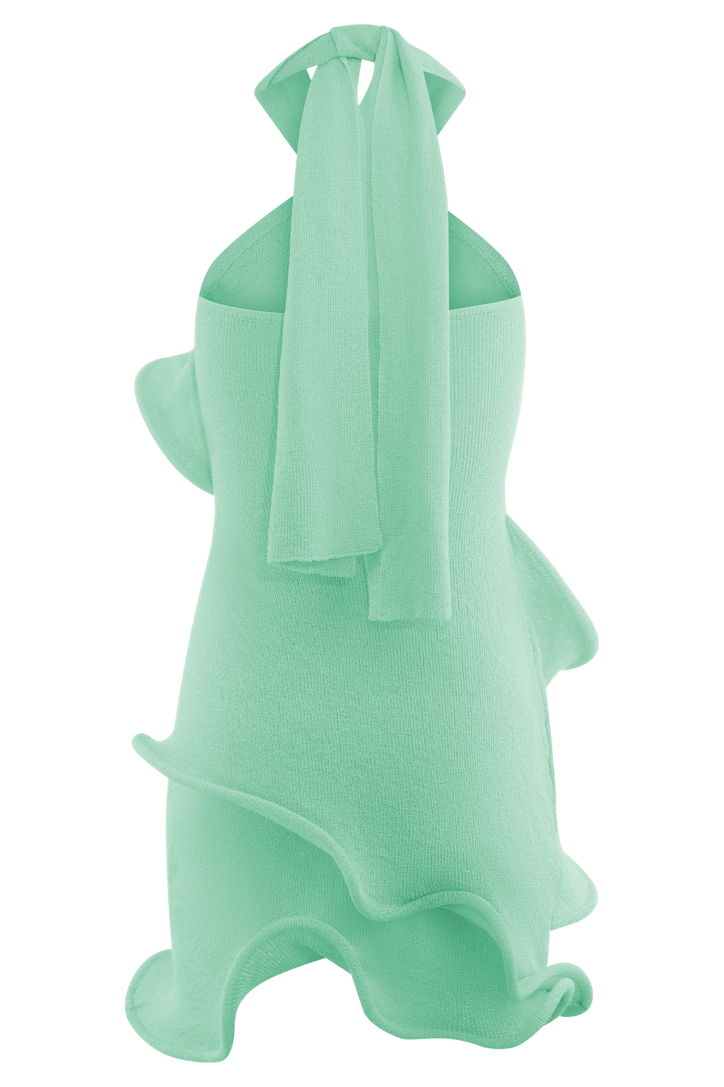Caprice Halter Knit Mini Dress in Lagoon – Chic&Drifts