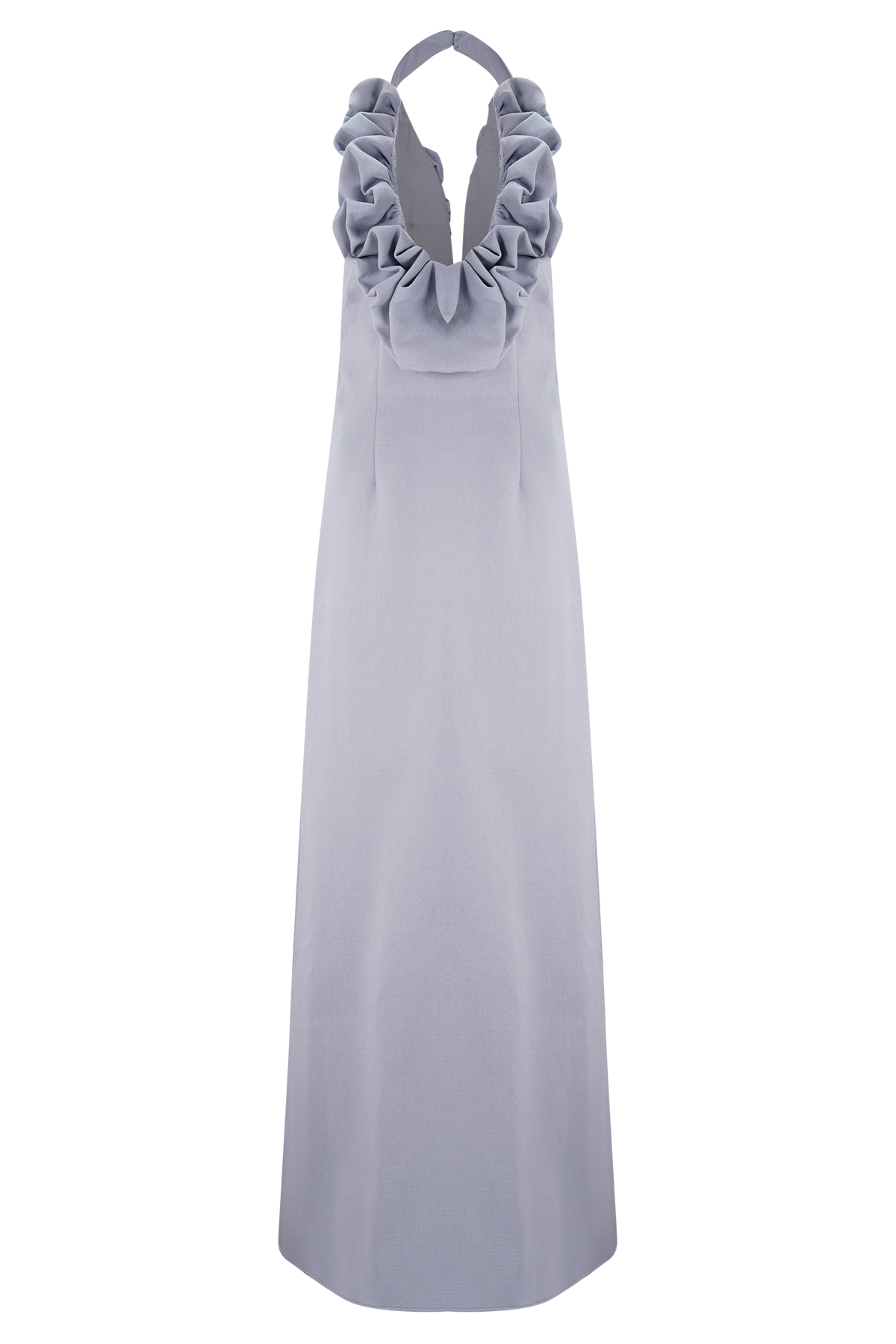 Carolyn Linen Bubble Maxi Dress in Misty Blue – Chic&Drifts