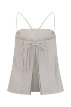 Casey Linen Corded Embroidered Linen Top in Natural – Chic&Drifts